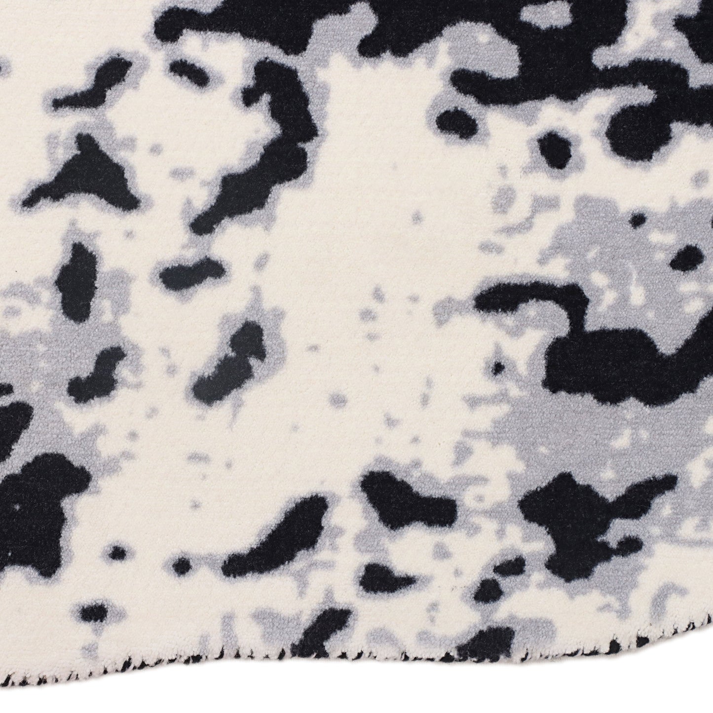 Black Web Rug