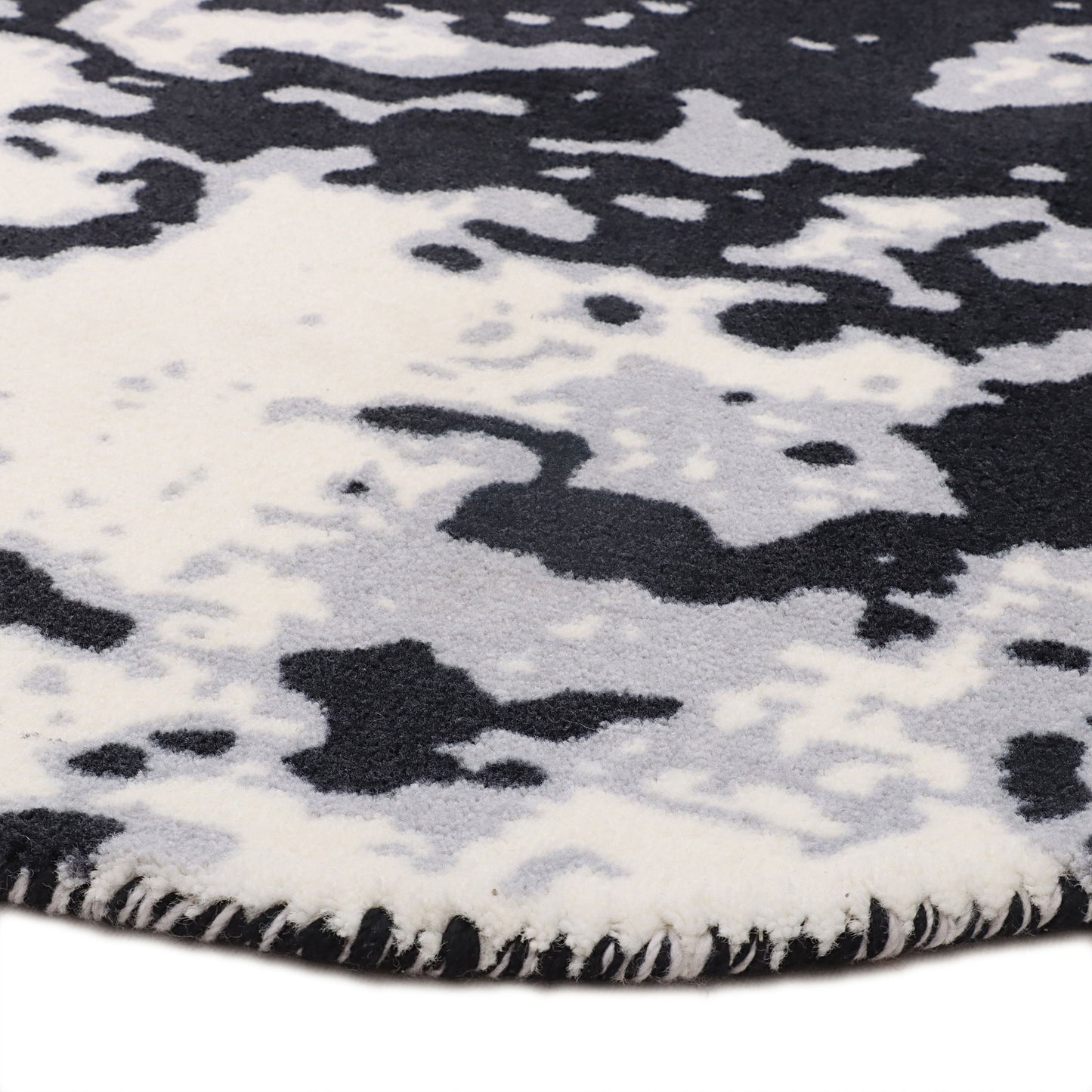 Black Web Rug