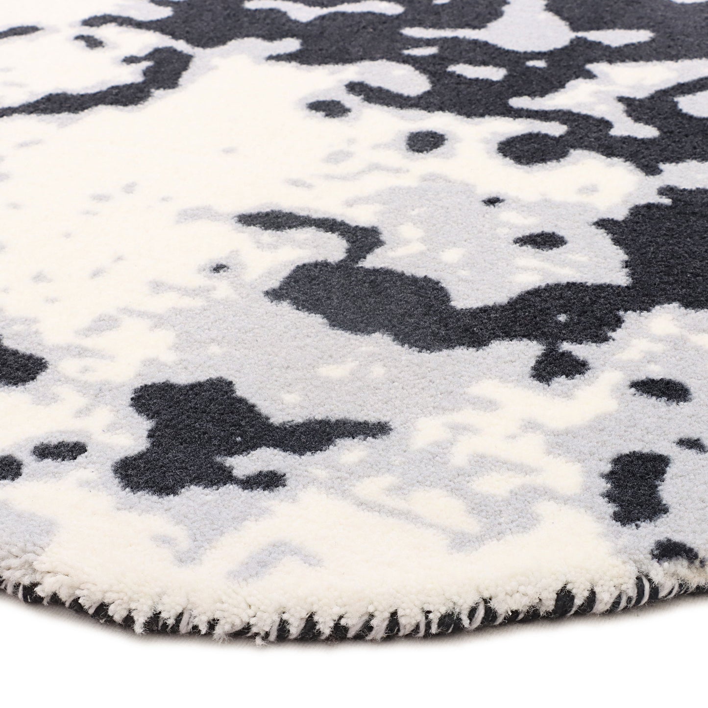Black Web Rug