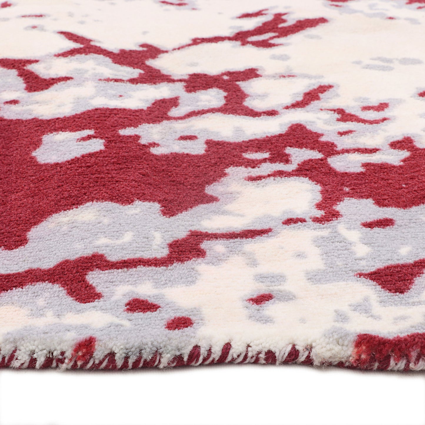 Red Web Rug