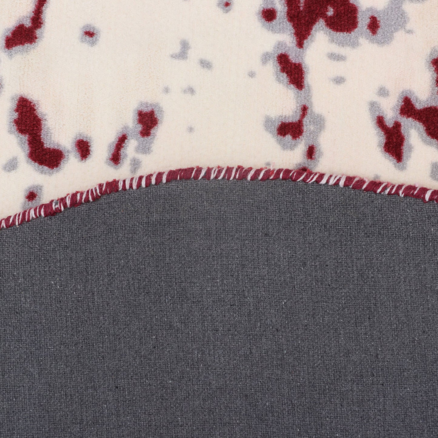 Red Web Rug