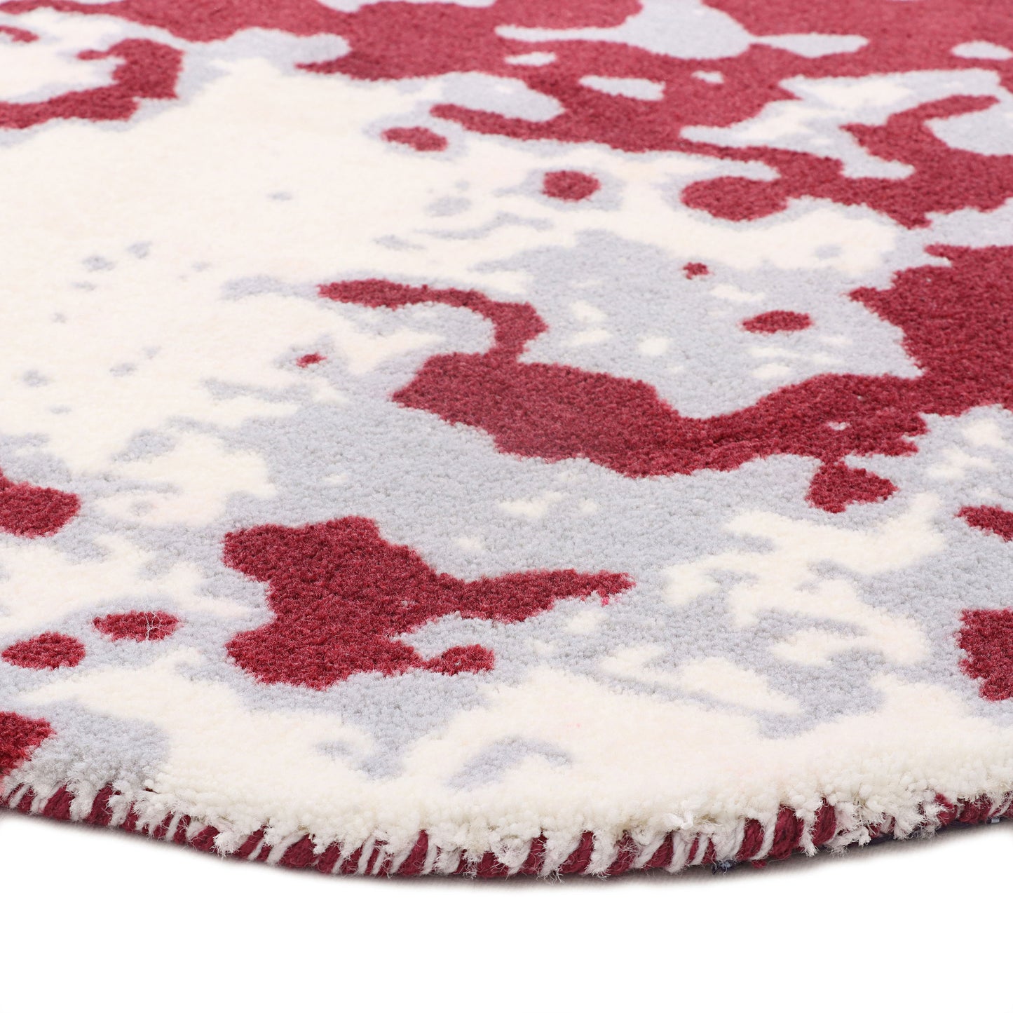 Red Web Rug