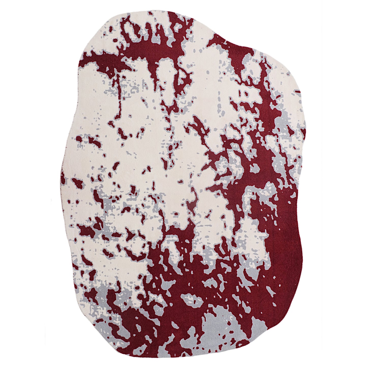 Red Web Rug