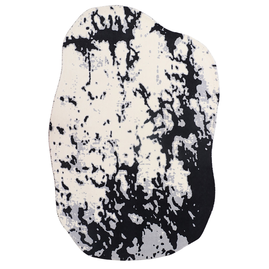 Black Web Rug