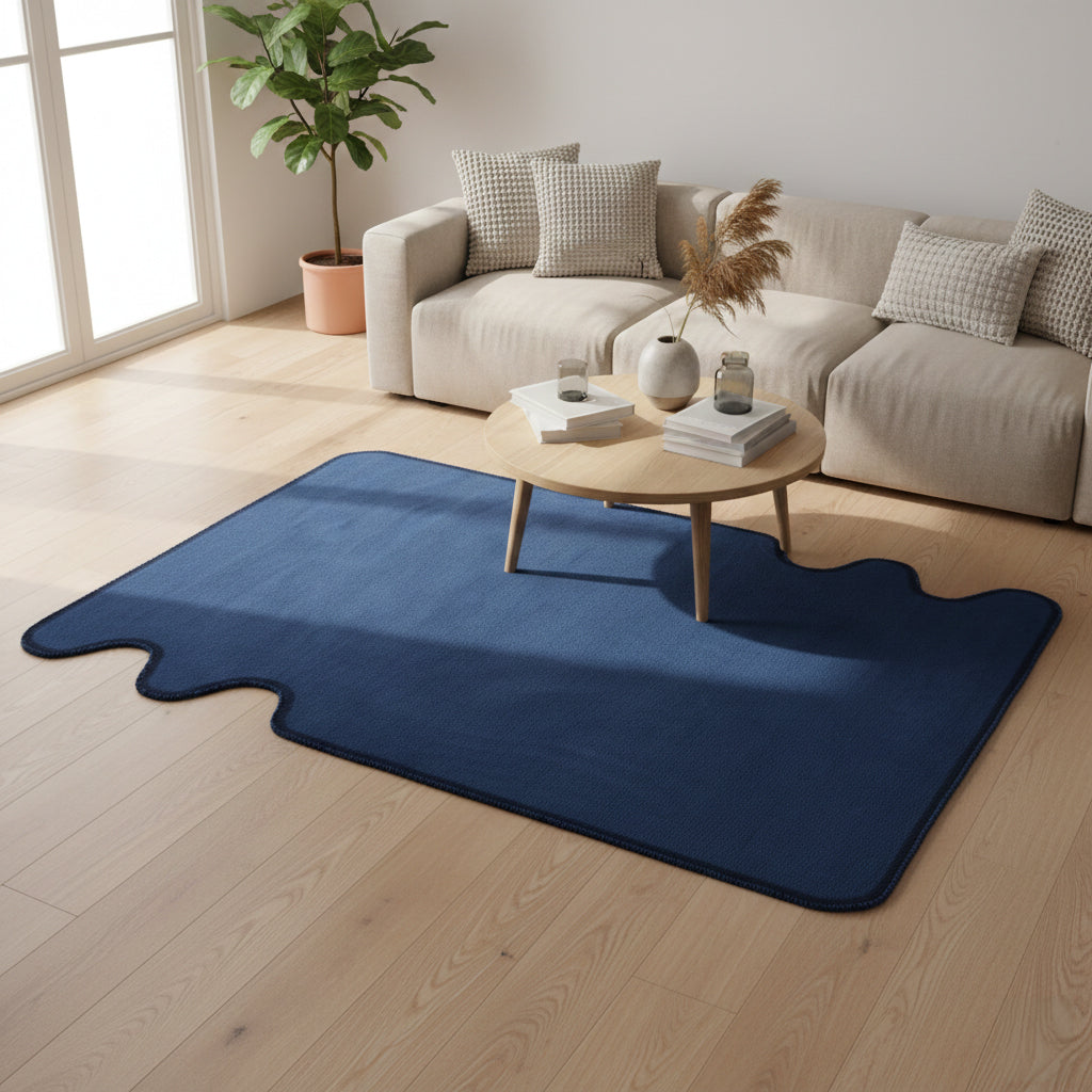 Bold Blue Rug